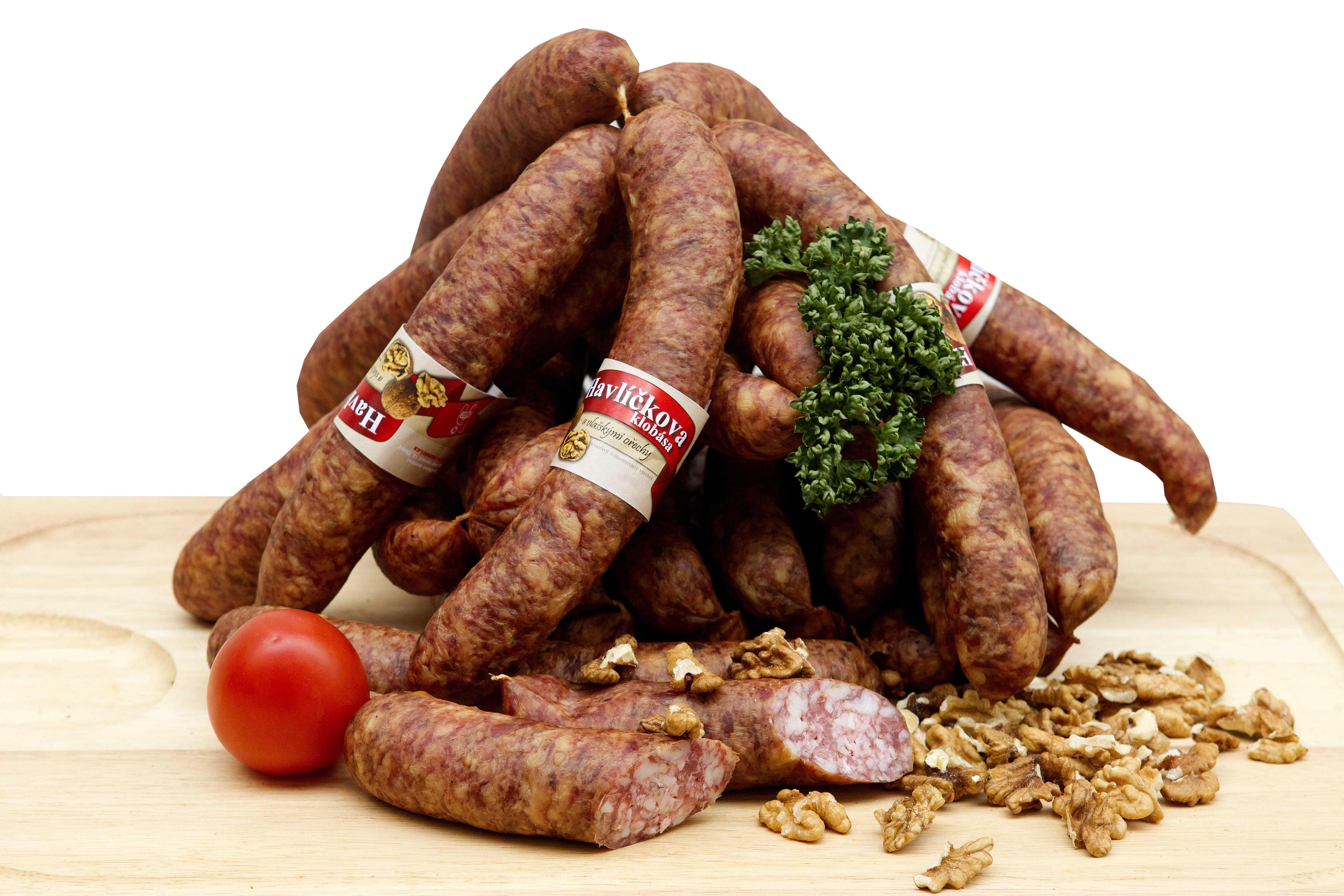 Havlíčkova klobása s vlašskými ořechy 100 g